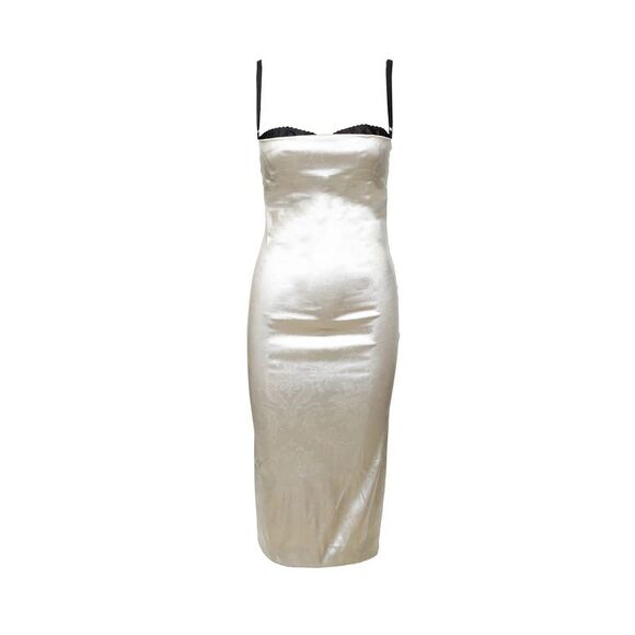 Dolce & Gabbana Metallic Silver Dress - '90s - www.ice4pros.com.br Dolce & Gabbana Metallic Silver Dress - '90s - www.ice4pros.com.br